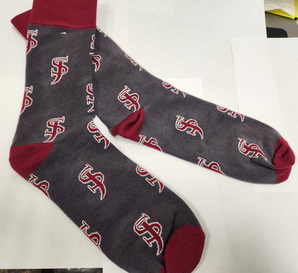 Socks - Dark Gray with "SJ"