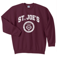 Gildan YOUTH Crewneck-School Seal-Maroon