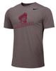 Nike or Under Armour Short Sleeve Dri Fit Shirt  -GREY or MAROON with Marauder Head/"Marauders"