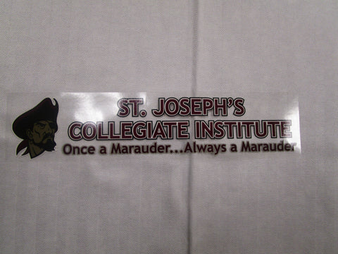 Sticker - Rectangular Sticker "St.  Joseph's Collegiate Institute"