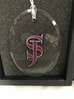 Ornament Oval - "SJ" or "Marauder Head" - with "Vivid Print" (Colored)