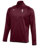 NikeTherma (UNIFORM APPROVED)  Long-sleeve 1/4 Zip - (No Pockets) - Anthracite or Maroon