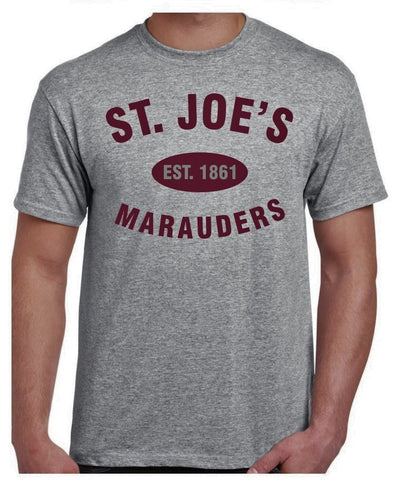 S/S Cotton Tee "Est 1861 Marauders"  - Sport Grey (ADULT & YOUTH SIZES)